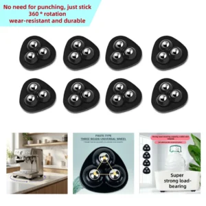 Home Appliance Wheels, Kitchen Appliance Mobile Wheels, Used for Mixers and Ovens to Easily Solve Tabletop Sliding Problems